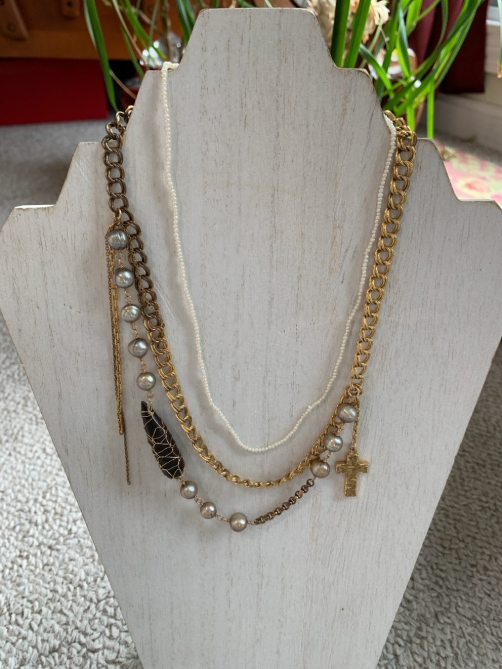 Colleen Lopez Sterling Silver Multi-Strand Layered Necklace